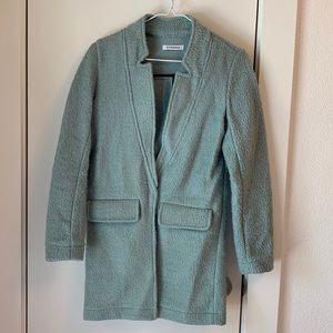 Wool blend coat